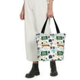 thumbnail image 4 of Lsque Back To School A Pattern Beach Tote,Shoulder Handbag,Spacious Tote Bag,Lightweight Travel Bag,Versatile Shopping Bag, 4 of 6