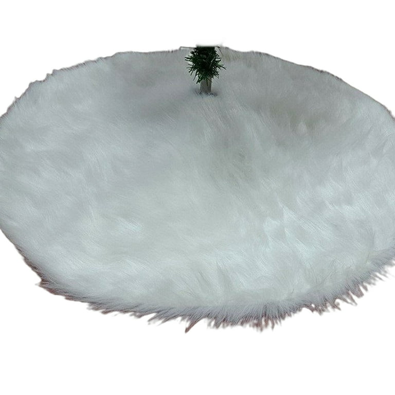 White fur tree 2025 skirt 60 inch