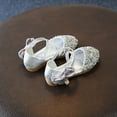 thumbnail image 5 of GYRATEDREAM Little Kids Girls Dress Pumps Glitter Sequins Princess Low Heels Mary Jane Party Dance Shoes Rhinestone Sandals, 5 of 13