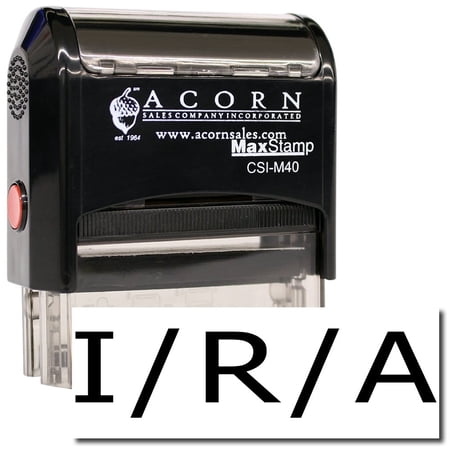 Large Self-Inking I/R/A Stamp