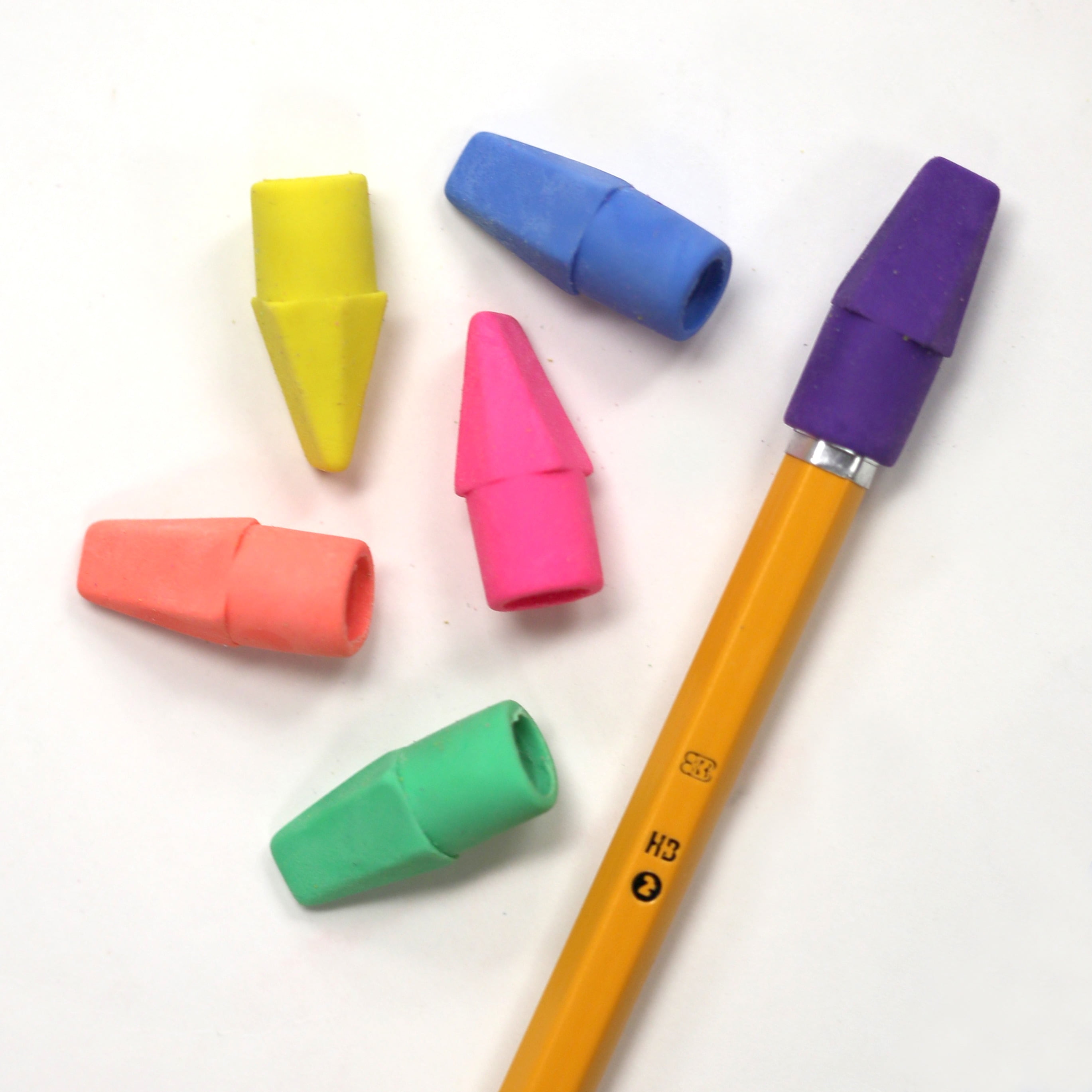 BAZIC Glitter Metallic Pencils, Latex Free Eraser, (8/Pack), 24