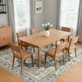 thumbnail image 4 of Uermei 5'x7' Washable Area Rug for Living Room: Non-Slip Stain-Resistant Soft Indoor Rug for Bedroom Dining Room Home Office Decor - Brown Green, 4 of 12