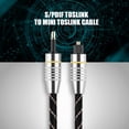 thumbnail image 2 of Greensen Toslink to Mini Plug 3.5mm Optical Fiber Digital Audio Cable SPDIF Gold Plated Connector Round, toslink to 3.5mm cable,  toslink to mini plug cable, 2 of 7
