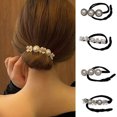 thumbnail image 2 of Lazy Flower Hairpin Meatball Head Dispositivo Para El Cabello Vintage Pearl Flower Hair Headpiece Moyic CE008219-05, 2 of 6