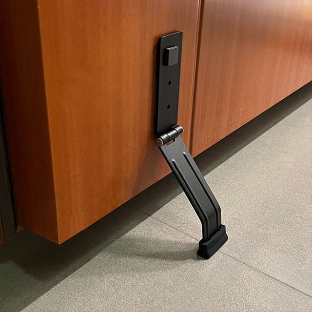 de Puerta Plegable Soporte de Topes de Puerta de Alta Resistencia Fijador de Puerta Antirrobo Puerta de Baño de Puerta Autoadhesivo