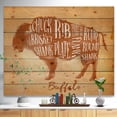 thumbnail image 2 of Design Art - Buffalo cutting scheme craft, 2 of 5