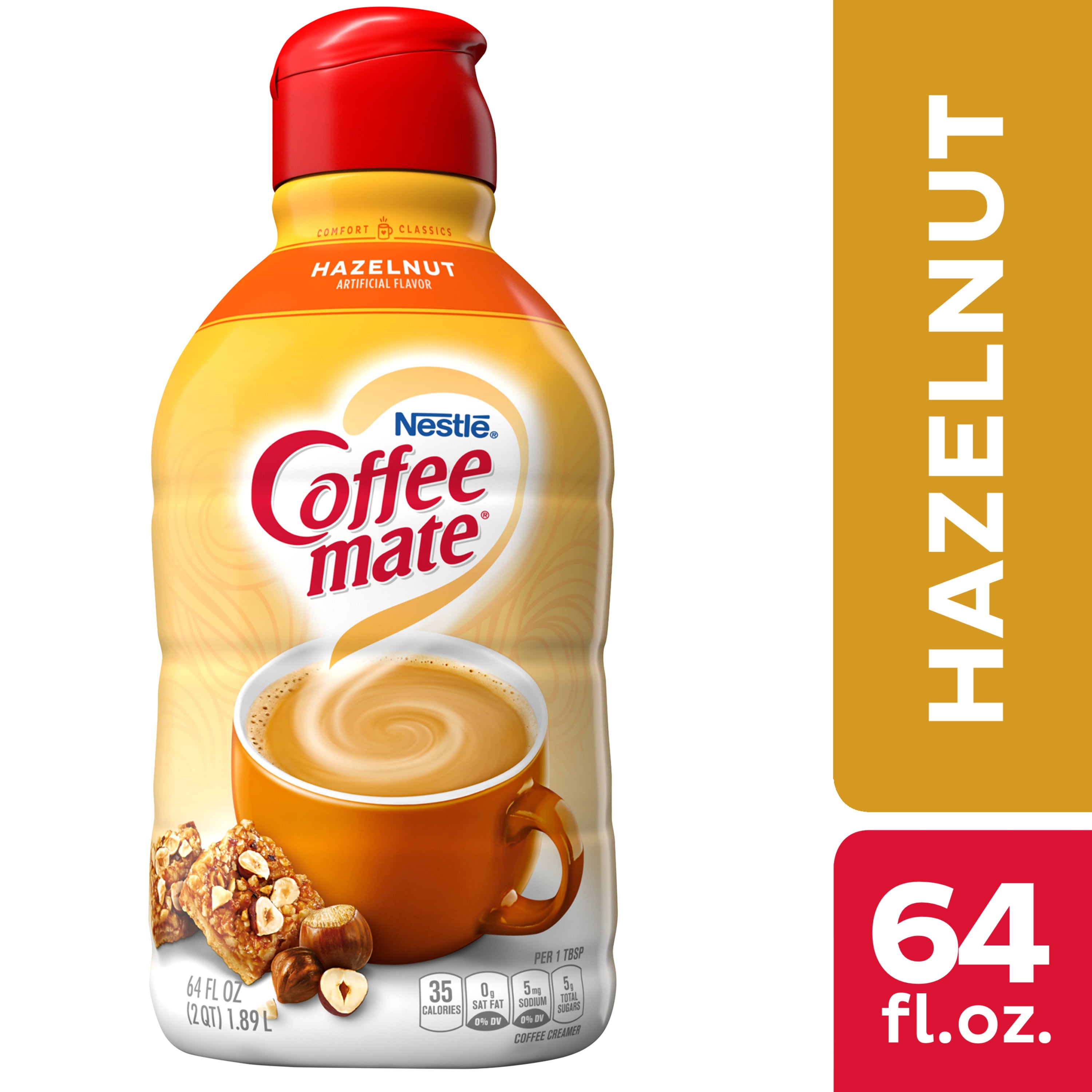 Download Nestle Coffee mate Hazelnut Liquid Coffee Creamer 64 fl oz. - Walmart.com - Walmart.com