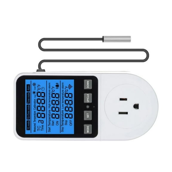 Temperature Controller Heating Cooling with Probe Digital Thermostat Outlet PlugTAPDRA Spare Part