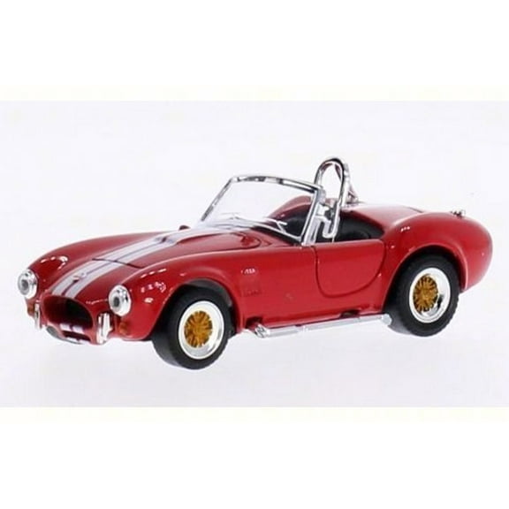 1964 Shelby Cobra 427S/C Convertible, Red w/ Stripes - Road Signature 94227 - 1/43 Scale Diecast Model Car
