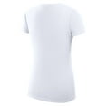 thumbnail image 3 of Women's G-III 4Her by Carl Banks White Chicago Cubs Super-Slim Fit Lightweight Team Logo Graphic V-Neck T-Shirt, 3 of 5