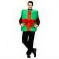 thumbnail image 2 of Fun World Green and Red Gift Box with Bow Adult Christmas Costume - One Size, 2 of 2