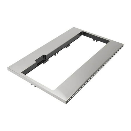 32.5" Standard Frame with Pocket Handle Trim Kit for Select Whirlpool & KitchenAid Built-In Low-Profile Microwaves - Stainless steel