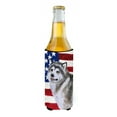 thumbnail image 2 of Carolines Treasures BB9638MUK Alaskan Malamute Patriotic Michelob Ultra Hugger for slim cans  Slim Can multicolor, 2 of 3