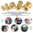 thumbnail image 4 of Wekity M5x6mm Female Thread Knurled Nuts,200PCS Hx6mm OD Brass Threaded Insert Embedment Nuts Hydraulic Welded Joint Injection Molding Assortment Kit for 3D Printing Injection Molding-0621, 4 of 5
