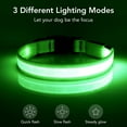 thumbnail image 3 of Petwishup Light USB Rechargeable LED Dog Collar - Adjustable Light up Dog Collar - Waterproof Dog Collar - Flashing Dog Collar Visiblity & Safety for Your Dogs, 3 of 8