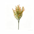 thumbnail image 2 of Artificial Fall Fern Stems, Faux Leaf Picks, Orange Rust Red Plastic Branches for Thanksgiving Floral Arrangement Vase Filler, 2 of 6