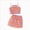 A49-Pink, variant on Child Girls 4-10T 2PC Summer Outfit Set Adorable Sleeveless Top Casual Shorts Gibobby,5-6 Years,Pink