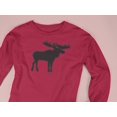 thumbnail image 5 of Old Glory Mens Moose Faux Stitched Long Sleeve Graphic T Shirt, 5 of 6