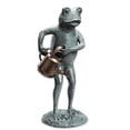 thumbnail image 2 of SPI Aluminum Frog with Watering Can Garden Sculpture, 2 of 3