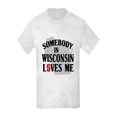 thumbnail image 1 of CafePress - Somebody In Wisconsin Kids T Shirt - Kids Light T-Shirt, 1 of 1