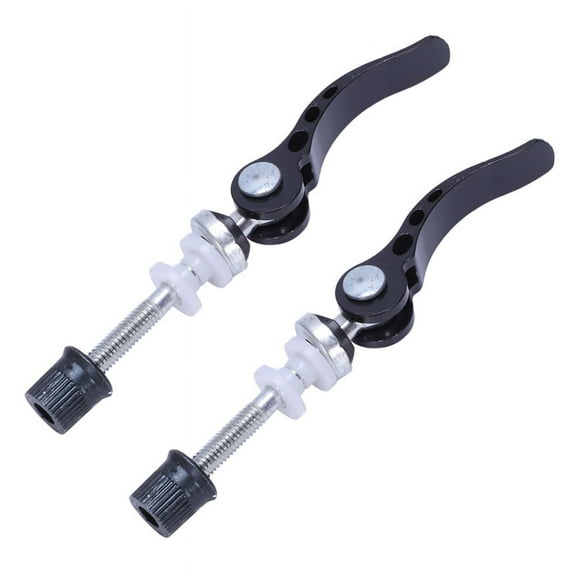 2X Black Bicycle Quick Release Seat Post Clamp Binder 6 x 55mm Rod,2 x seat post clamp,black