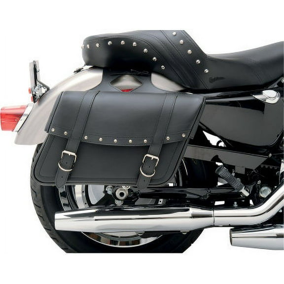 Jumbo Rivet Highwayman Slant-Style Saddlebag