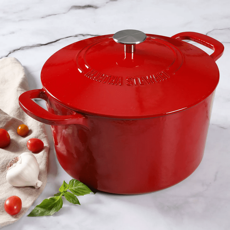 Martha Stewart Collection Collectors Strawberry Enameled Cast Iron