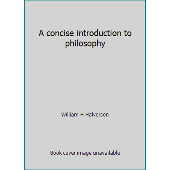 Pre-Owned A concise introduction to philosophy (Paperback) 0394316673 9780394316673