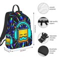 thumbnail image 3 of Geometry Dash Casual Daypack Student Satchel Lightweight Backpack Rucksack Fashion Printed School Bag, 3 of 9