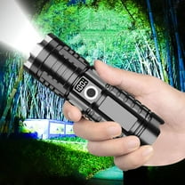 up to 65% off karymi Brightest Outdoor Flashlight 1000 Lumens LED Flashlight LED Light Rechargeable Powerful Torch Long Up to 100-300 Meters Mens Gifts The Big Save up to 90% off