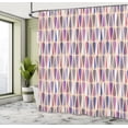 thumbnail image 4 of Ambesonne Retro Shower Curtain, 60s 70s Style Round Shapes, 69"Wx75"L, Purple Grey, 4 of 4