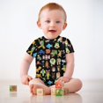 thumbnail image 3 of Unisex Short Sleeve Italian Animal Brainro Bodysuits Multi-size Outfit 3-24 Months Shower Gift, 3 of 8