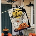 thumbnail image 5 of Deeceymbur Halloween Theme Linen Garden Flag Double Sided Welcome Flag for A Seaso L Door Multicolor, 5 of 9