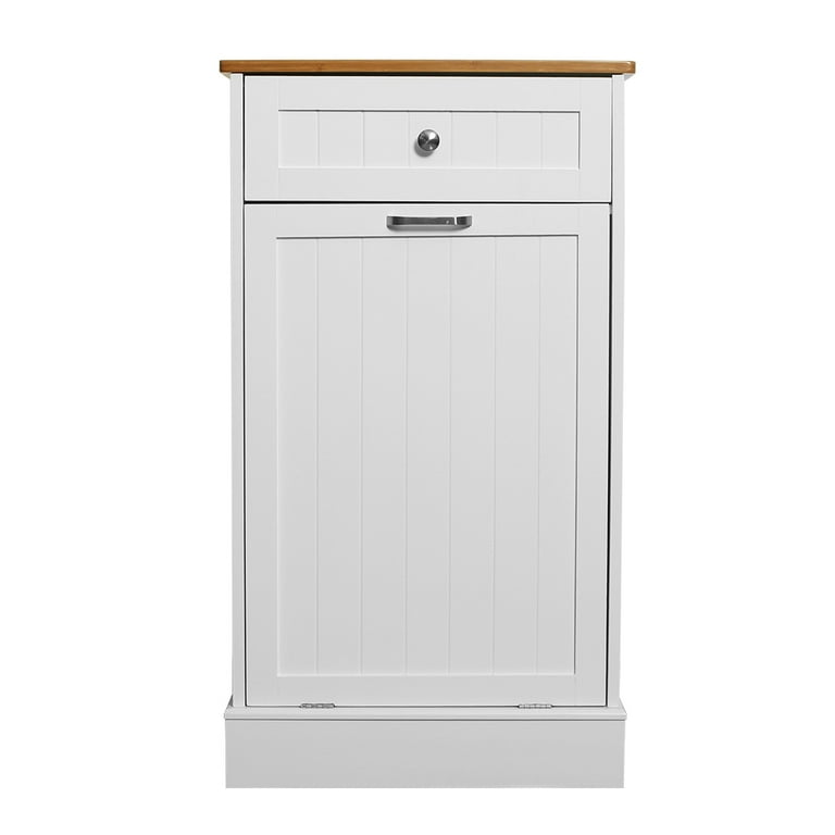 Trash Bin Cabinet, Trash Can Cabinet, Tilt Out Cabinet, Wood Trash Rec –  thefurniturefarm