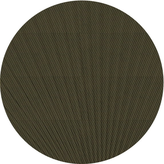 Ahgly Company Indoor Round Patterned Midnight Gray Area Rugs, 4' Round