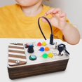 thumbnail image 3 of pitrice Switch Busy Board Sensory Board Early Development Toys for Aritport Car Trip, 3 of 9