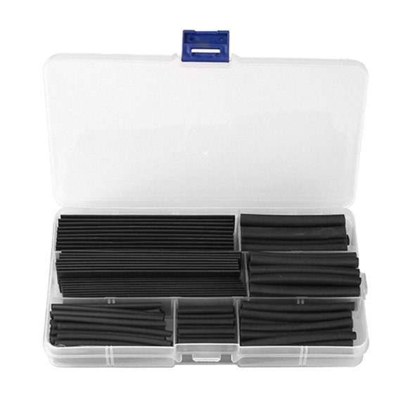 facefd Heat Shrink Tube 170Pcs Heat Shrink Tubing Set PE Insulation Cable Tube Waterproof Shrinkable Sleeving Wire Wrap Cable Tube