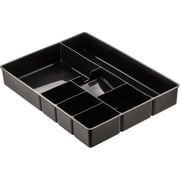 Officemate Deep Drawer Organizer Tray, 8 Compartments, 2 1/4H x 15 1/8W x 11 1/2D, Black