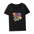 thumbnail image 4 of Camiseta de verano para mujer Yinane Ropa deportiva Cuello redondo S, 4 of 7