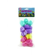 Colored Fillable Easter Eggs, 24 Count
