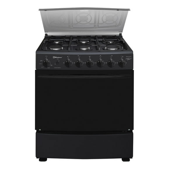 Estufa Koblenz Asti de Piso de 30 Pulgadas 6 Quemadores Negra EK-1131-AD-MCHBA