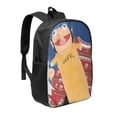 thumbnail image 2 of Lsque Sml Jeffy Print 17in Student Backpack - School, Travel, Work Bookbag -Laptop Backpack,Water Resistant College School Computer Bag, 2 of 8