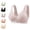 14# Light Gray, variant on Old Womens Seamless Wireless Lace Bra Front Closure T-Shirt Bra Full Coverage Push Up Bralettes Everyday Wear Green 42
