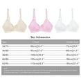 thumbnail image 4 of Valcatch 3-pack Wirefree Front Closure Maternity Nursing Bra Cotton Nursing Bra for Breastfeeding, 4 of 9