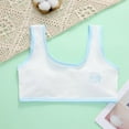 thumbnail image 2 of Bovxnpu Summer Girls Underwear, Cotton Training Bras for Girls, Girls Primary And Secondary School Solid Color Comfortable Camisole Bra 9 Years, 2 of 4