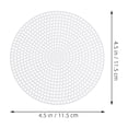 thumbnail image 2 of Luxshiny 30Pcs Lightweight White Round Plastic Mesh Canvas for Versatile Sewing and Yarn Crafting, 2 of 8