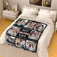 thumbnail image 4 of AISENIN Mothers Day Custom Gifts Personalized Blanket with Photo Picture Collage Text Unique Gift Throw Blankets for Mother Daughter Gift Ideas Best Mother Ever Gift, 4 of 6