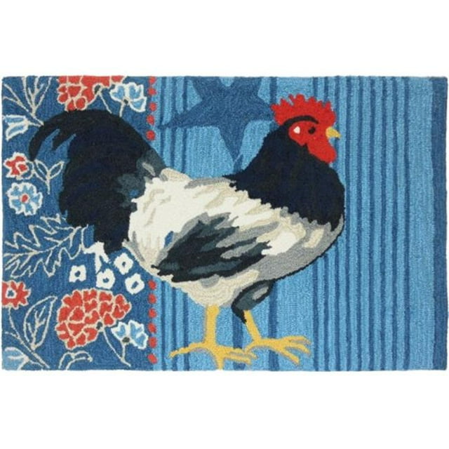AccueilFeux Rugs PY-JB109 Aire de Coq Américain Tapis - 22 x 34 Po.