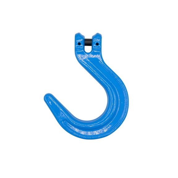 1/2" Grade 100 Clevis Foundry Hook - WLL 8800 LBS - Silver Clevis Hook for Towing, Lifting & Rigging