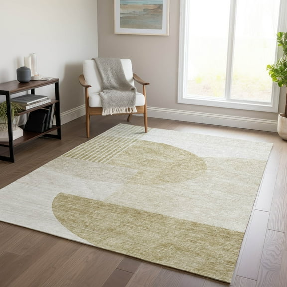 Addison Rugs Chantille Indoor/Outdoor Transitional Modern Brown Washable Rectangle Rug, 10' x 14'